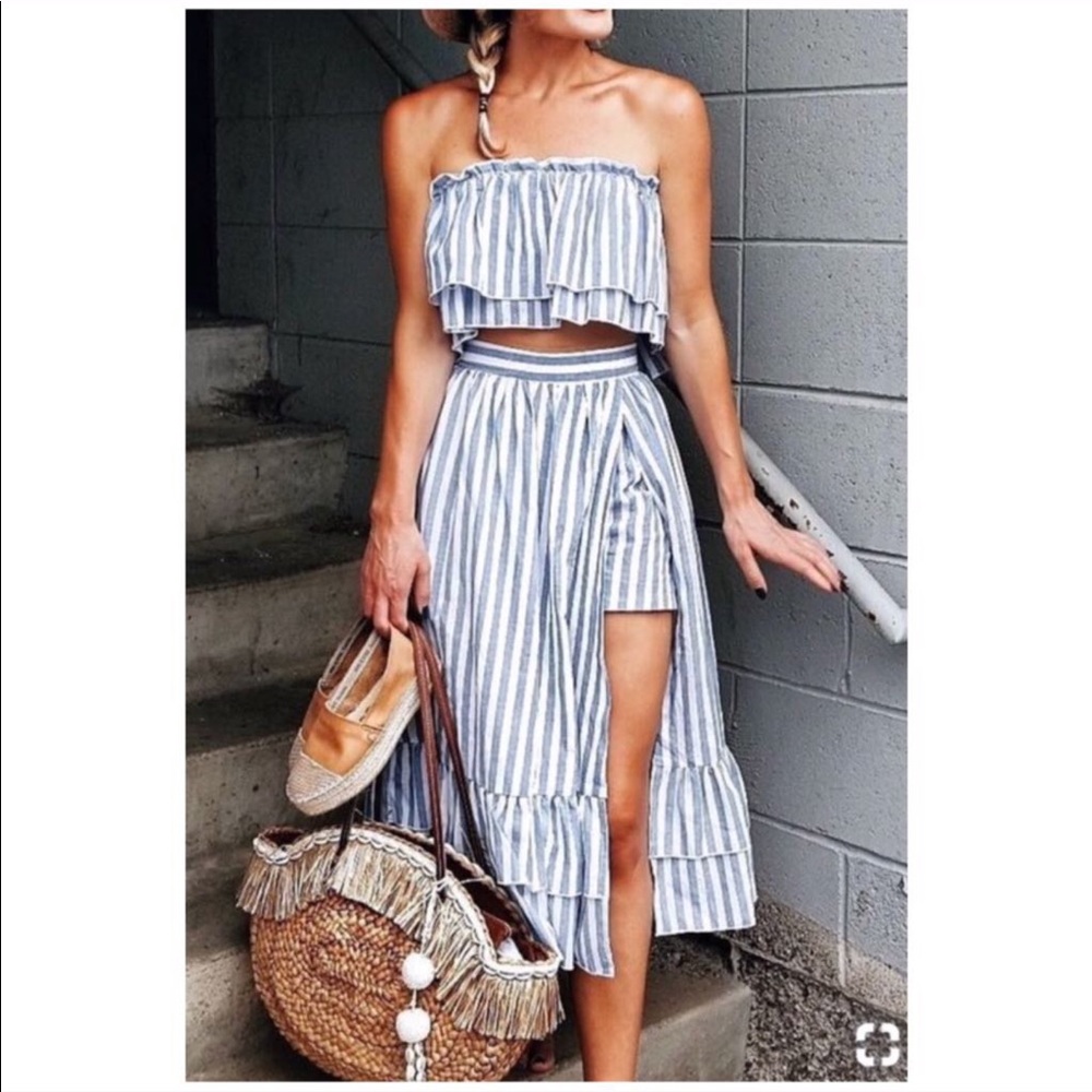 NWT Striped summer set